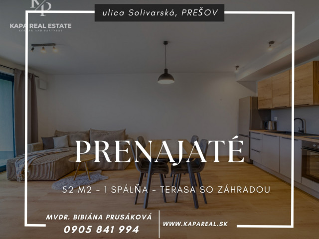 KAPA REAL ESTATE | PRENAJATÉ 2i byt ,ul Solivarská, Prešov